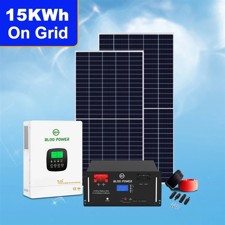 PV Monocrystalline Panels Solar Energy System Complete 15 KWh Save Electricity Bill